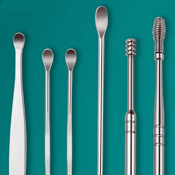 6 Pieces Stainless Steel Ear Cleaning Kit - Image 5