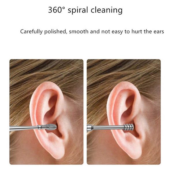 6 Pieces Stainless Steel Ear Cleaning Kit - Image 4