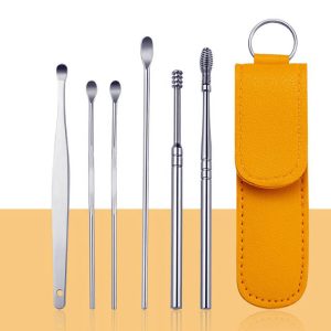 6 Pieces Stainless Steel Ear Cleaning Kit