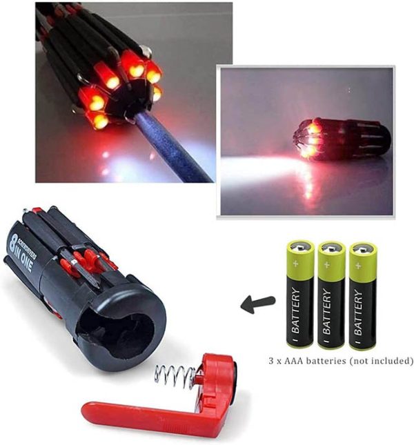 8 in 1 Multi-Screwdriver Torch with Powerful Torch - Image 2