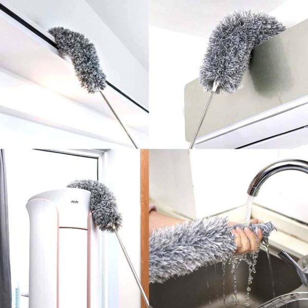 Microfiber Duster with Extension Pole(Stainless Steel) - Image 5
