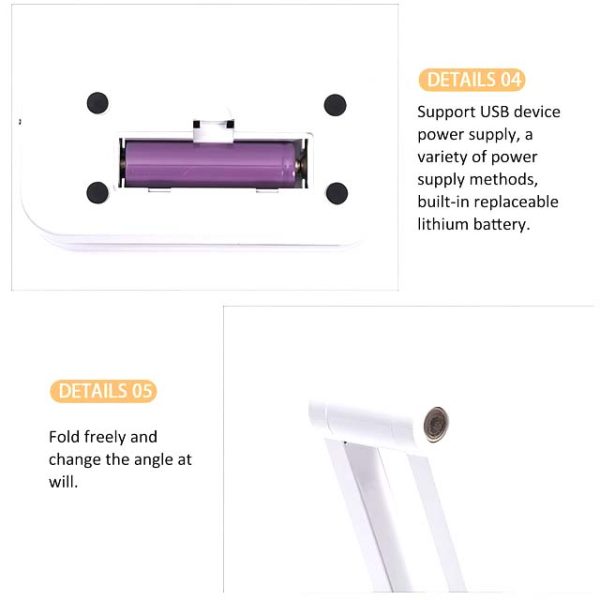 Focus rechargeable USB desk table lamp - Image 2
