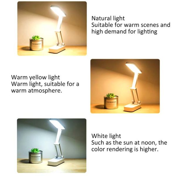 Focus rechargeable USB desk table lamp - Image 4