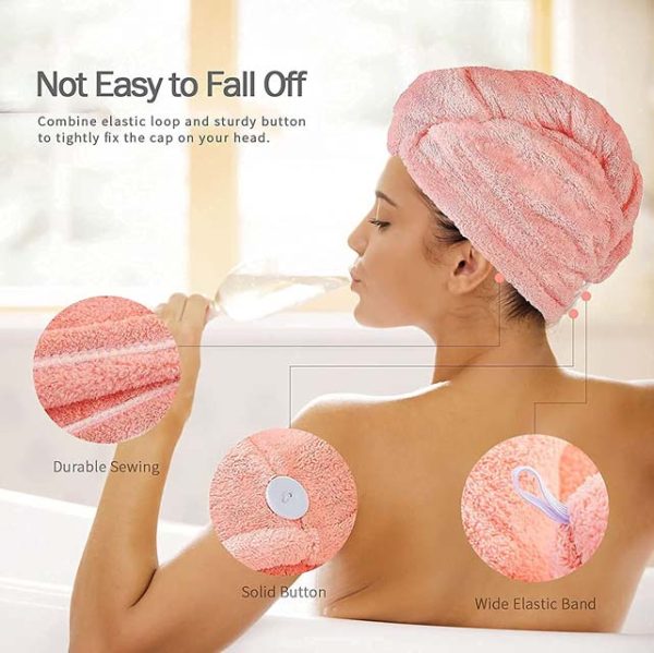 Dry Hair Cap Microfiber Quick Towel - Image 5