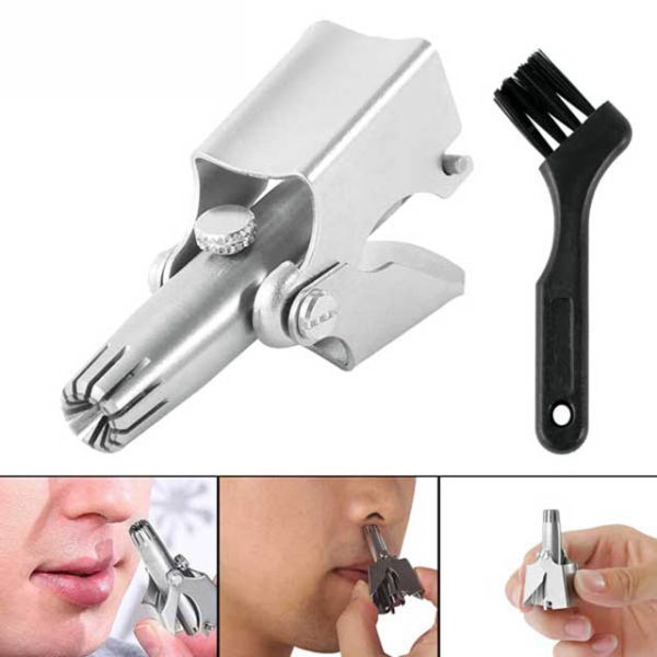 Stainless Steel Manual Nose Trimmer for men - Image 3