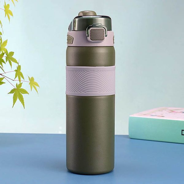 Anti-slip Portable Handle Cup Vacuum Flasks - Image 3