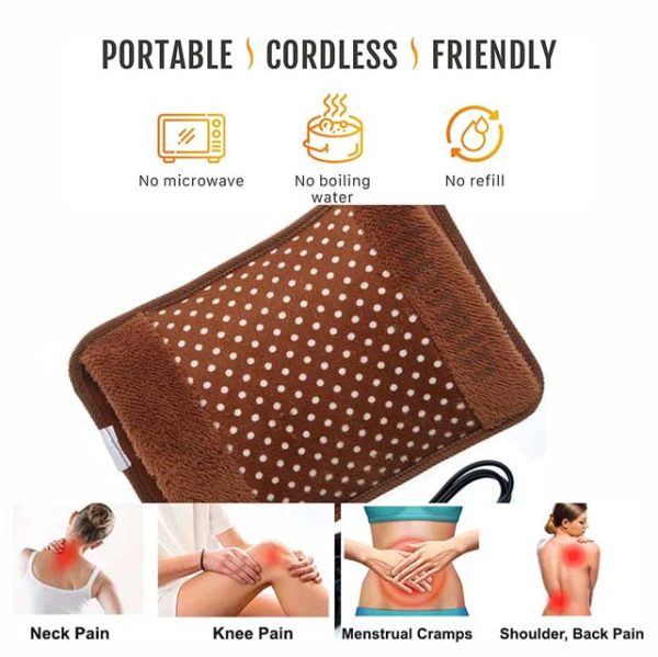 Pain Relief Electric Rechargeable Hot Water Bag - Image 5