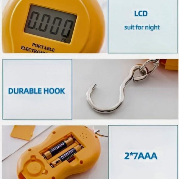 50Kg Digital LCD Weight  Scale + Batteries - Image 4