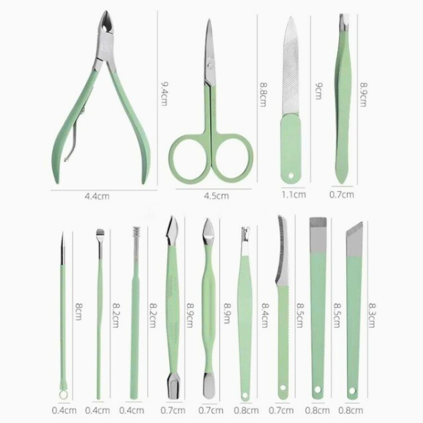 Manicure Set Nail Clippers Pedicure Kit 16 in 1 - Image 6